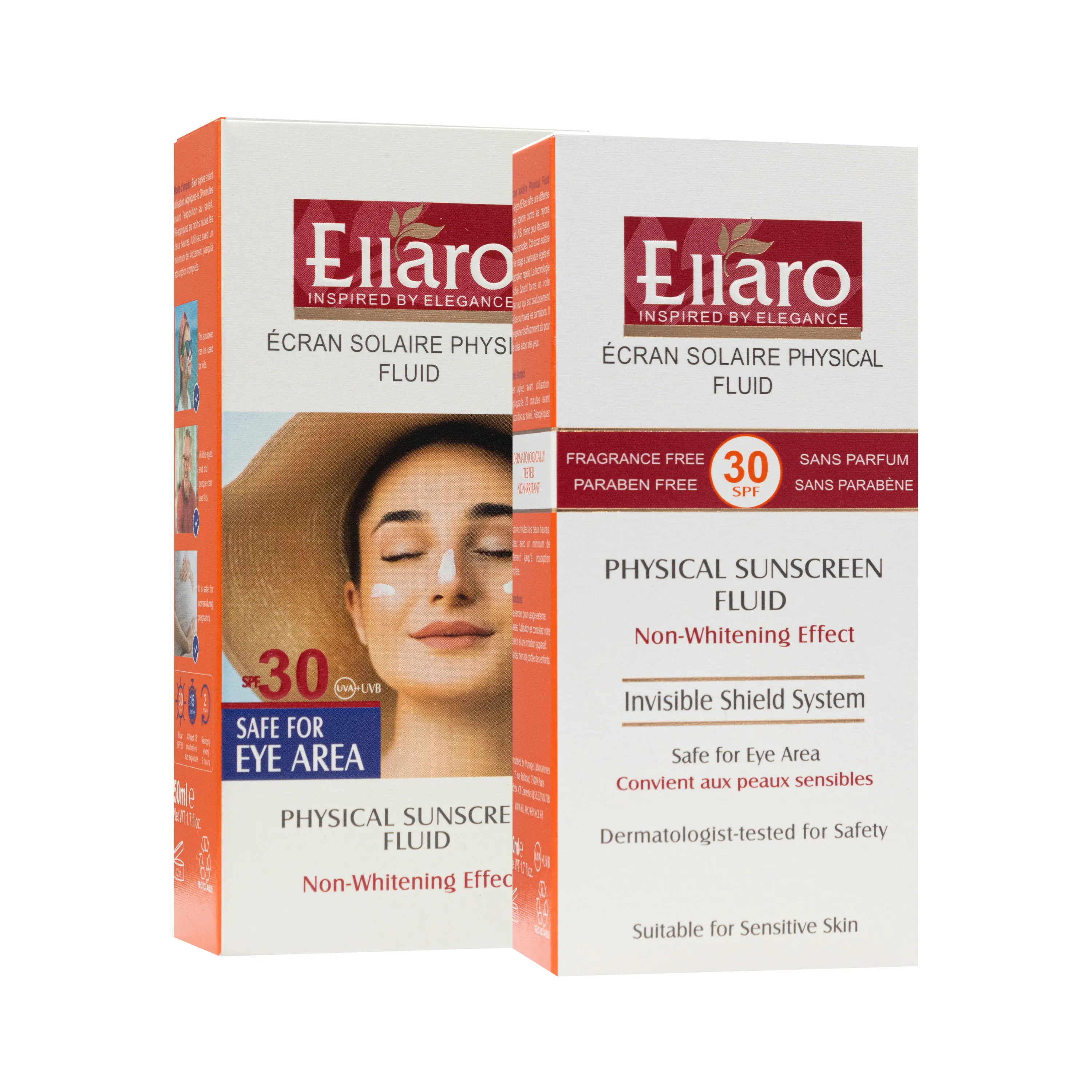 فلوئید ضد آفتاب فیزیکال SPF30 الارو